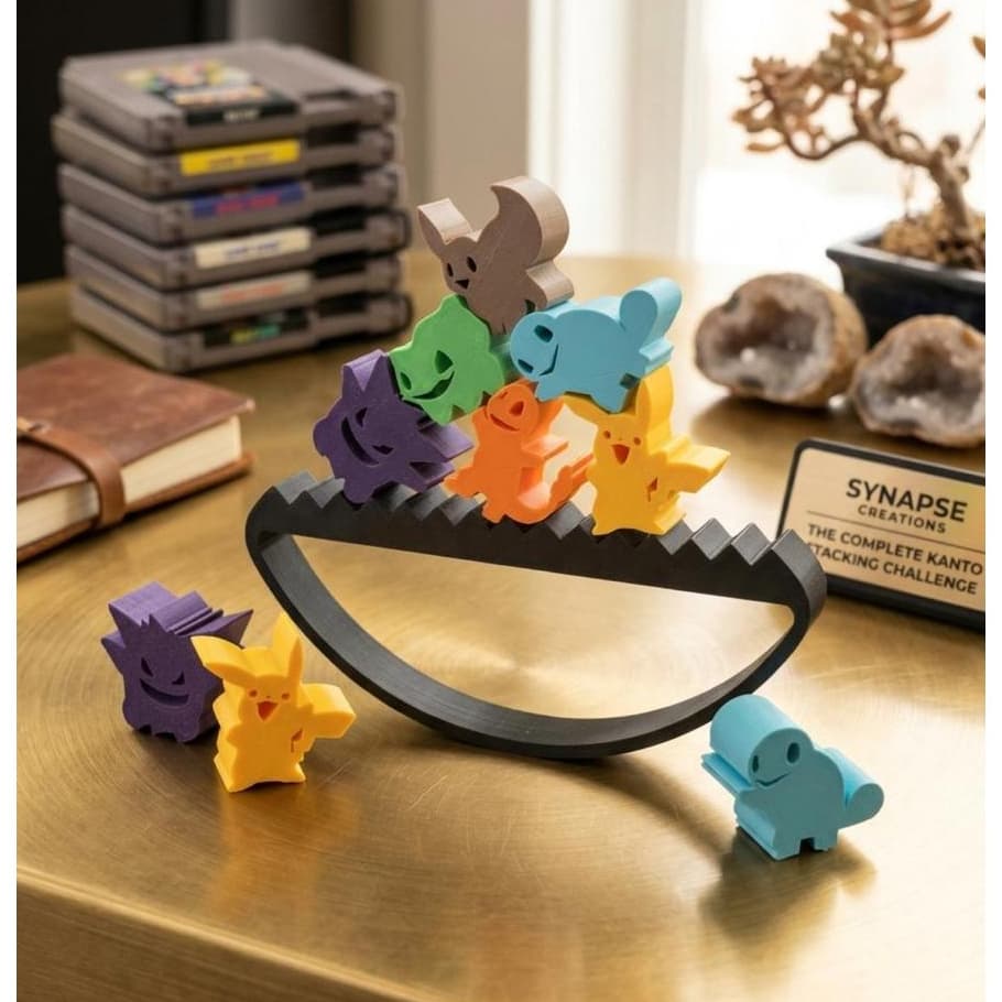 Jogo Pokémon Equilibrar 10 Pokémons Poké - Equilíbrio