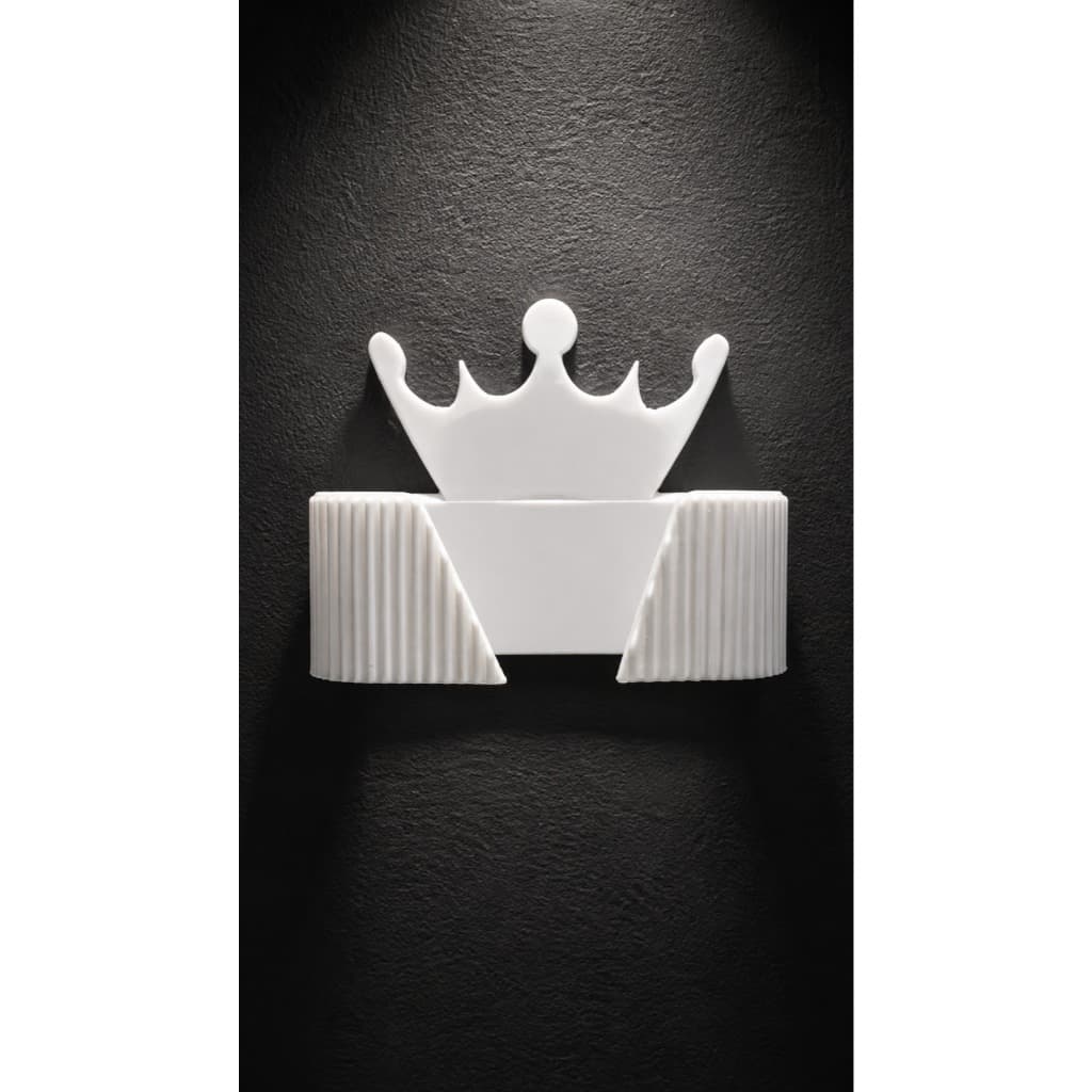 Suporte Creme Dental Coroa Rei Fita Dupla Face Banheiro Parede