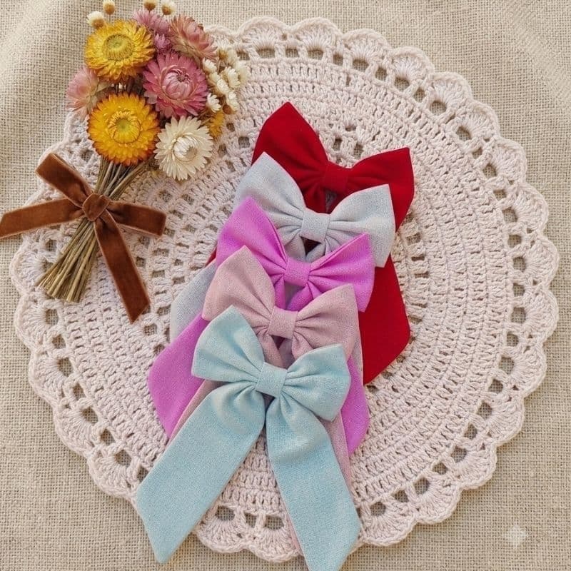 Laço de linho 12 cm / laço infantil e adulto em linho/ lacarote luxo linho