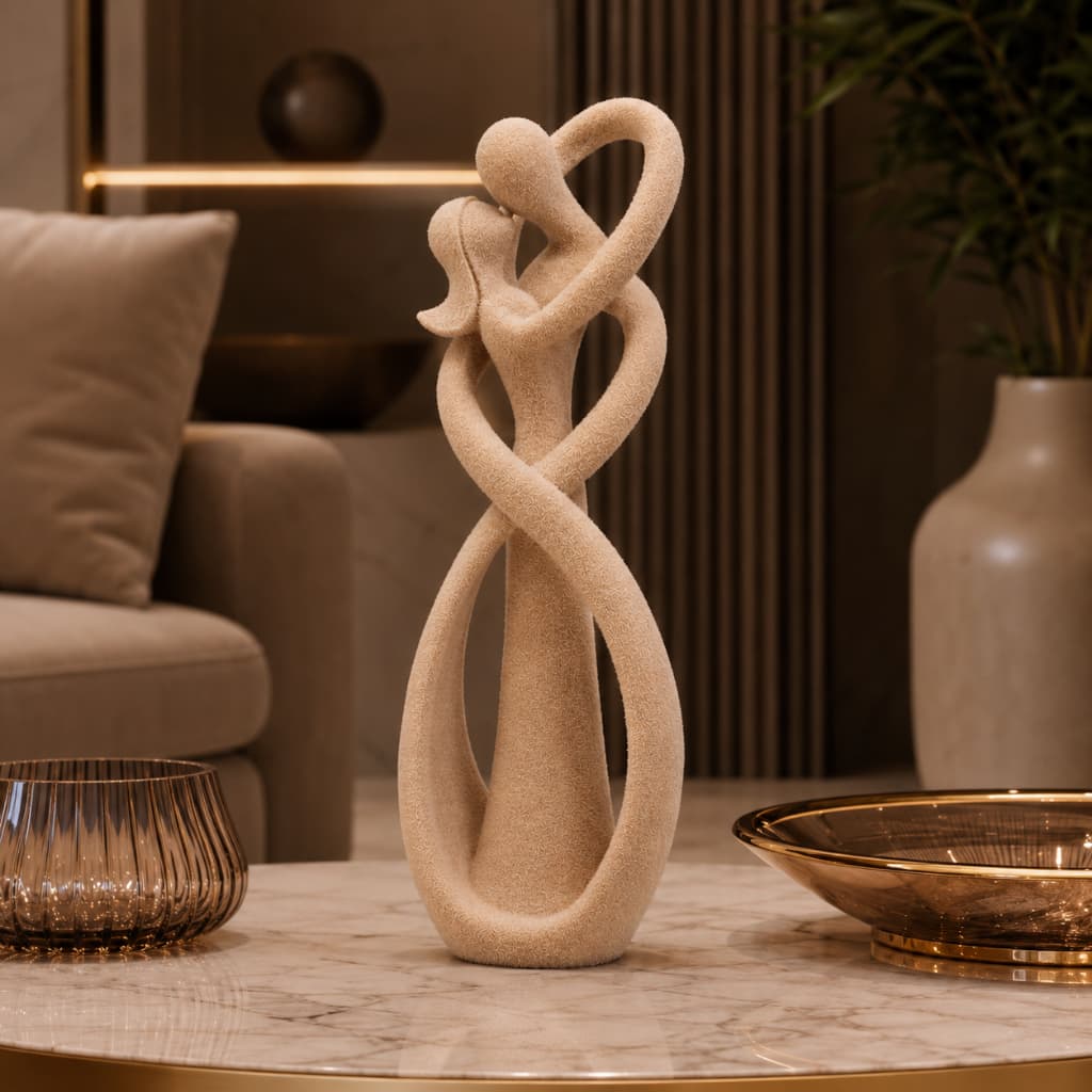Decoração Nórdica Casal Abraço Ornamento Peça Central Criativa Casa Para Exibição/Desktop Sala De Estar Escritório