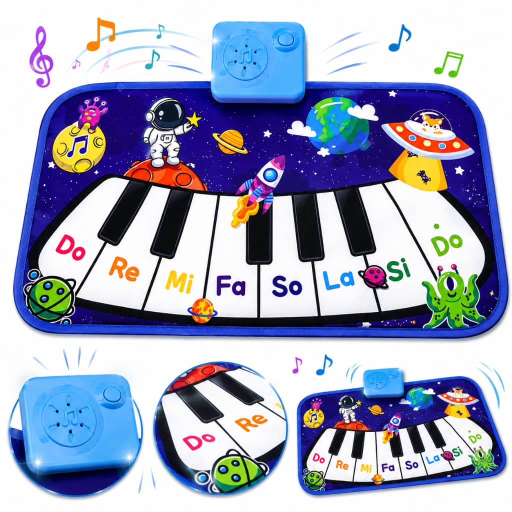 Tapete de Atividades bebê Musical Tapete Piano Brinquedos para crianças Brinquedo Menino Interativo