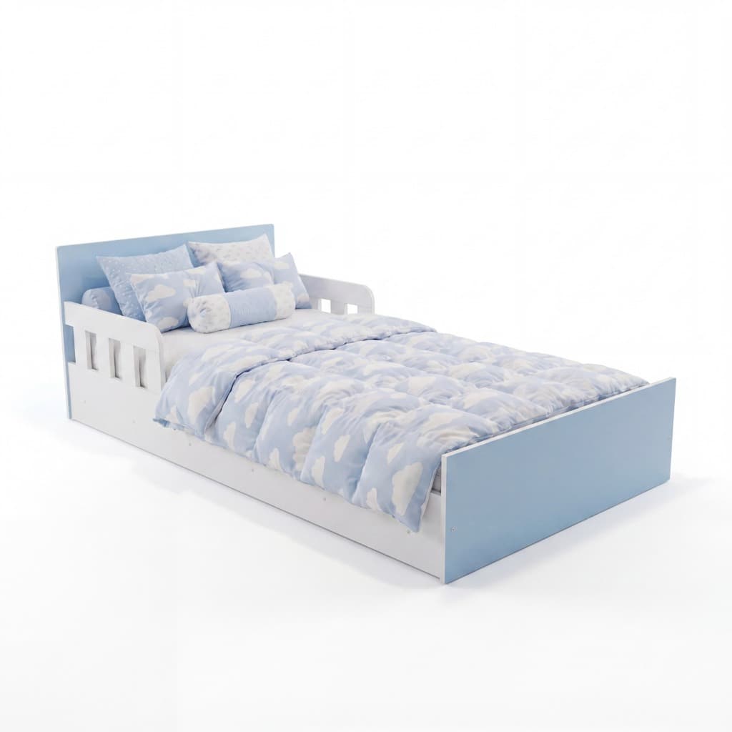 Cama Infantil Lua Sem Colchao Unisex Para Criança Berço Montessoriana - Varias Cores