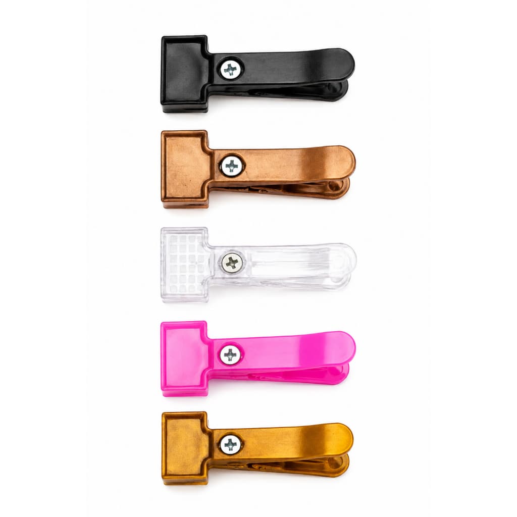Presilhas  Para Cabides 50 unidades DOURADO/PRETO /ROSE/TRANSPARENTE