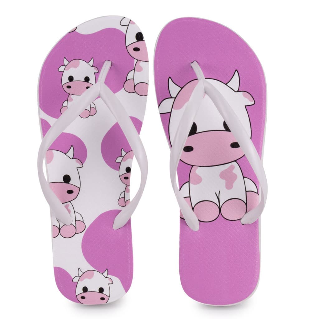 Chinelo Feminino Estampado Delicado Confortável Verão