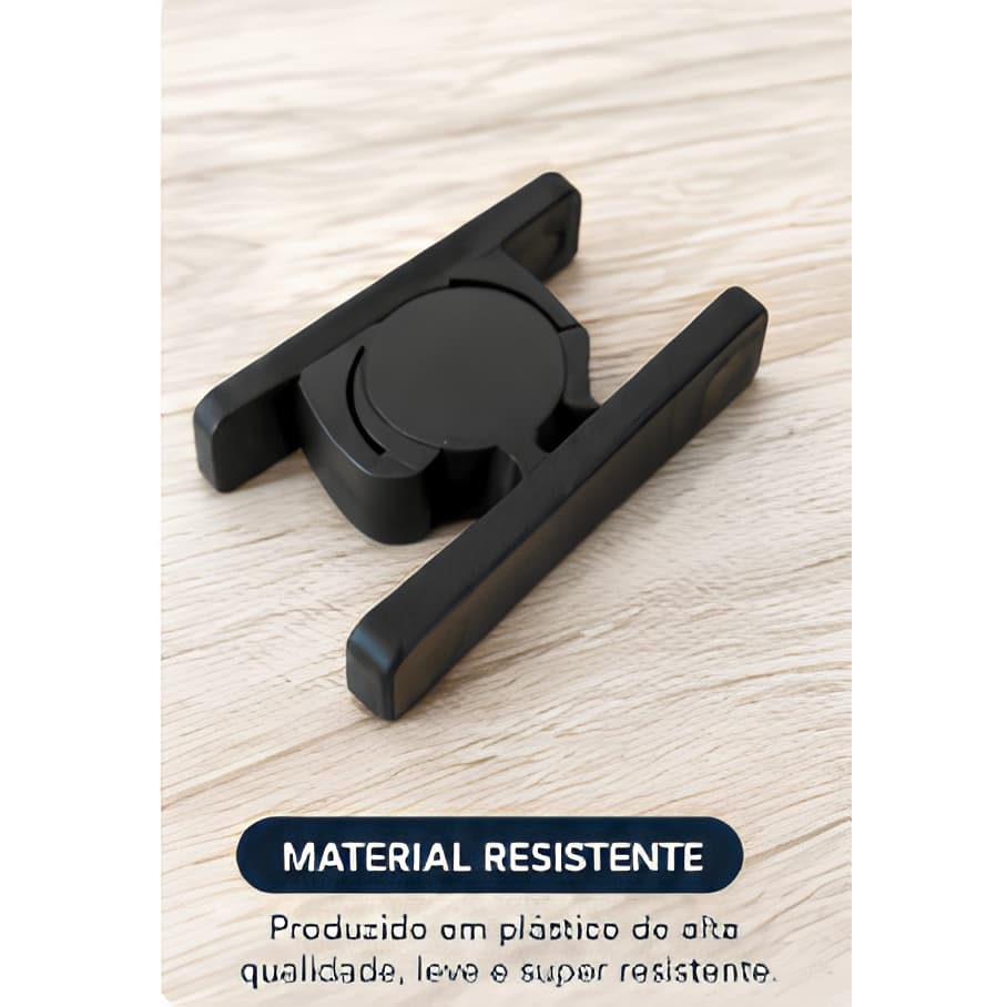Trava Para Porta Fixador Prendedor de Porta Acompanha Fita Dupla Face Envio Imediato