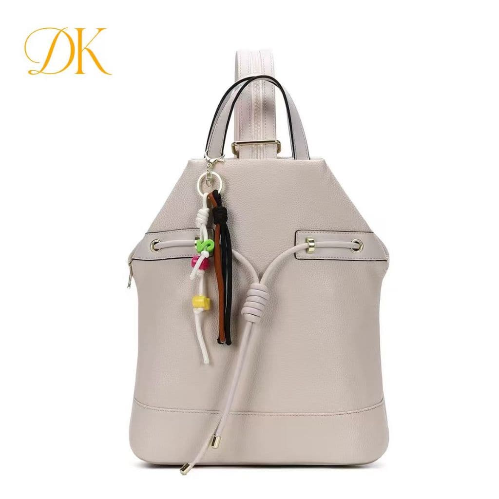 DUKE Mochila Feminina 3 em 1 – Alças Ajustáveis para Costas ou Mão, Bolsa de Moda Coreana Leve-JD010