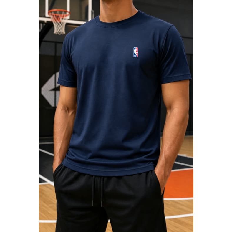 Camiseta NBA Masculina 100% Algodão Basquete Academia Treino Várias Cores