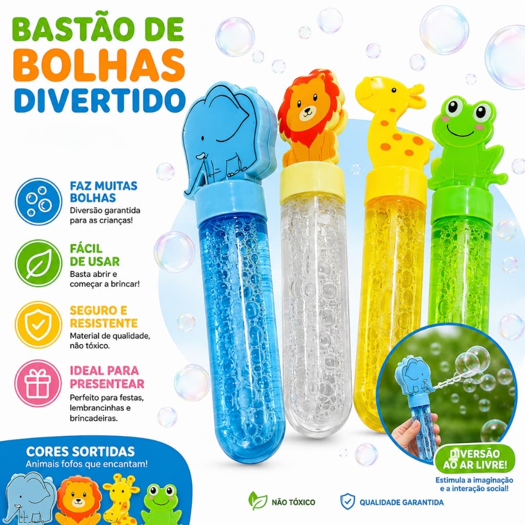 Bolha Sabão Bolinha Festa Lembrancinha  Infantil Prenda  Bolha De Sabão Brinquedo Bastão Modelo Circulo Bacia Divertido