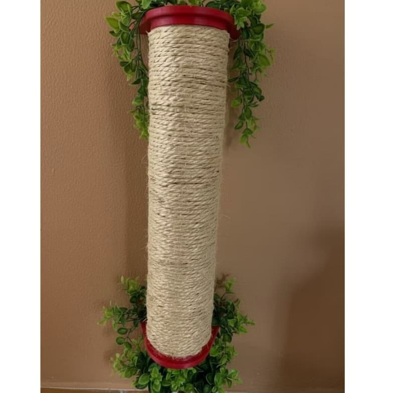 Arranhador de Gatos Vertical com Corda Sisal 52cm – Proteção para Móveis e Diversão