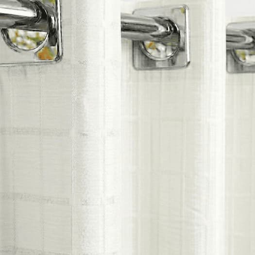 Cortina 5,00x2,50 Microfibra C/voil Xadrez Quarto Ou Sala