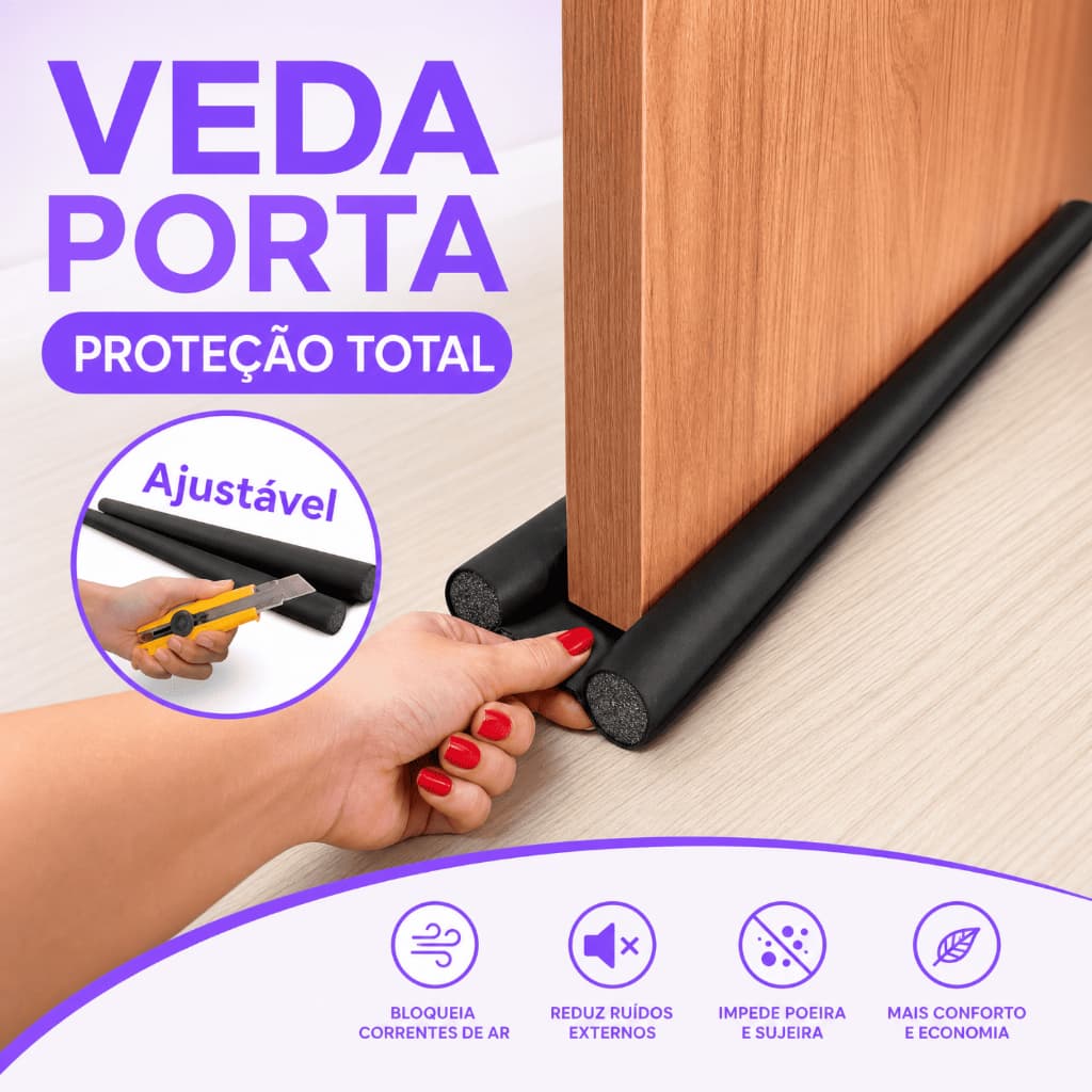 Tapa Porta Protetor Rolinho Veda Duplo Unidade Ajustável Impermeável Anti Po Sem Costura Preto 80 cm
