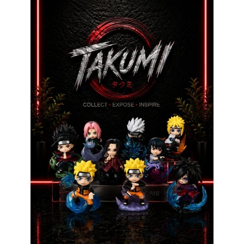Mini Figure Naruto Shippuden PVC 10cm | Naruto, Sasuke, Kakashi, Itachi e Outros Personagens