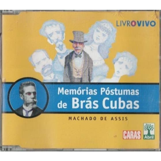 CD: Memórias Póstumas de Bras Cubas (de Machado de Assis) série Livro Vivo (Caras / Abril)