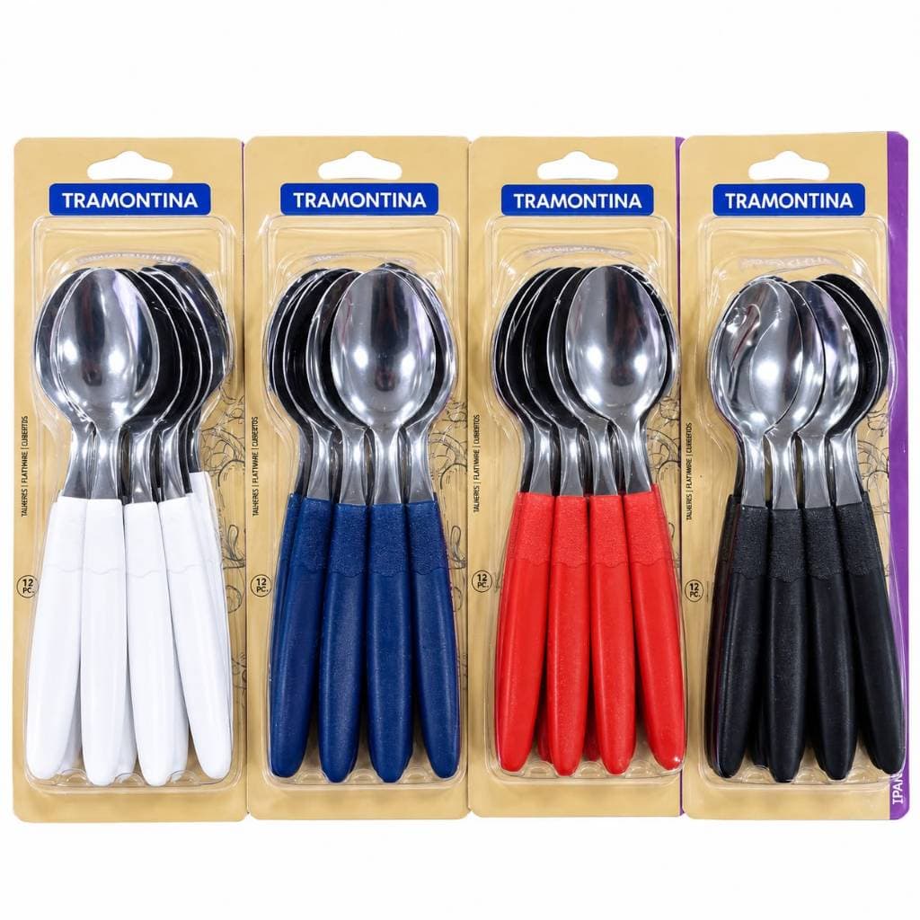 Colheres Tramontina Kit com 12 Unidades IPANEMA
