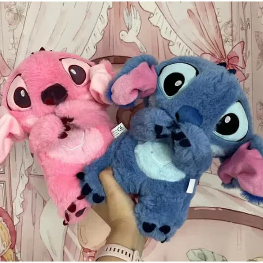 Pelúcia Stitch Que Respira Com Luzes e Sons Relaxantes Ajuda na Hora de Dormir Ideal Para Crianças