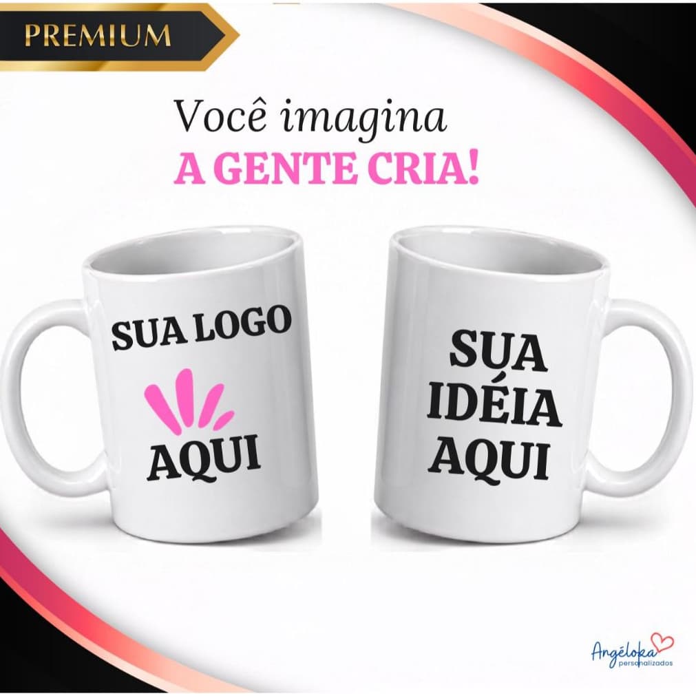 Caneca Personalizada Com nome frase ou foto 325ML- você imagina a gente cria!