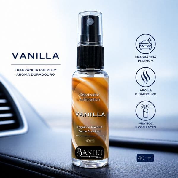 Odorizador Automotivo PREMIUM Vanilla | Perfume para Carros | Cheirinho