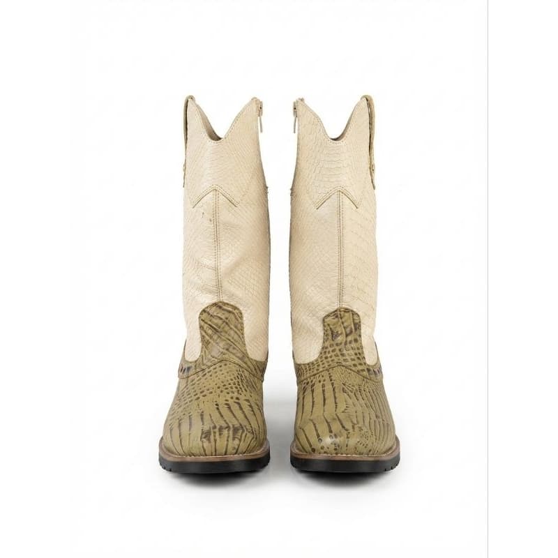 Bota Country Masculina em Couro Legítimo - Estilo Exótico Premium - Conforto e Durabilidade