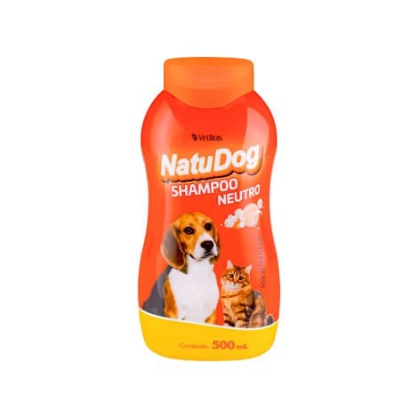 Shampoo Neutro Natu Dog 500ml Vetbras Pet