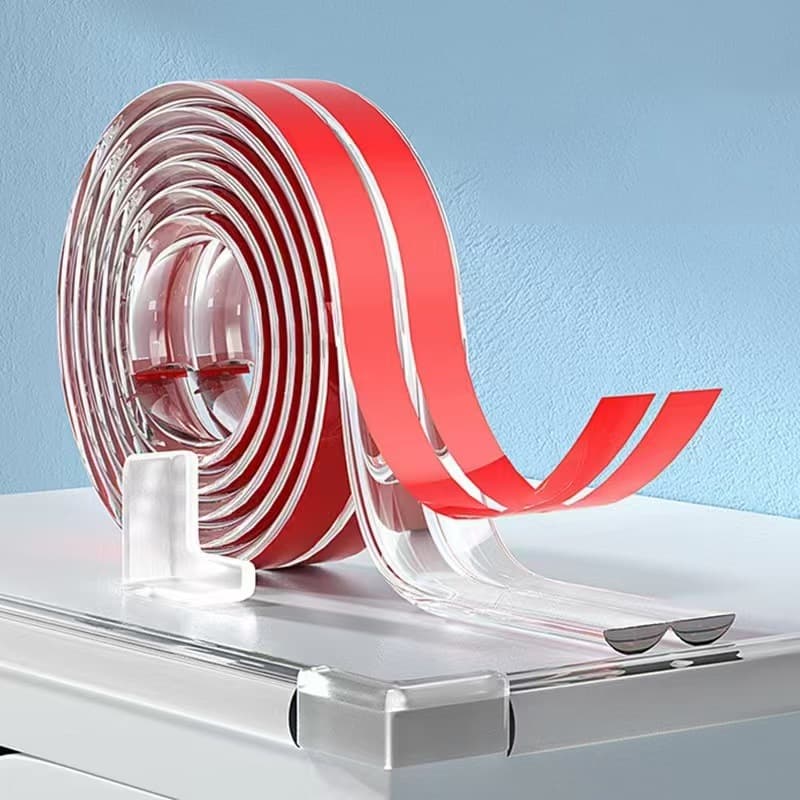 Fita Adesiva Protetor de Quina Borda 4M Silicone Berço Móveis Mesas cantos Quina Anti-impacto