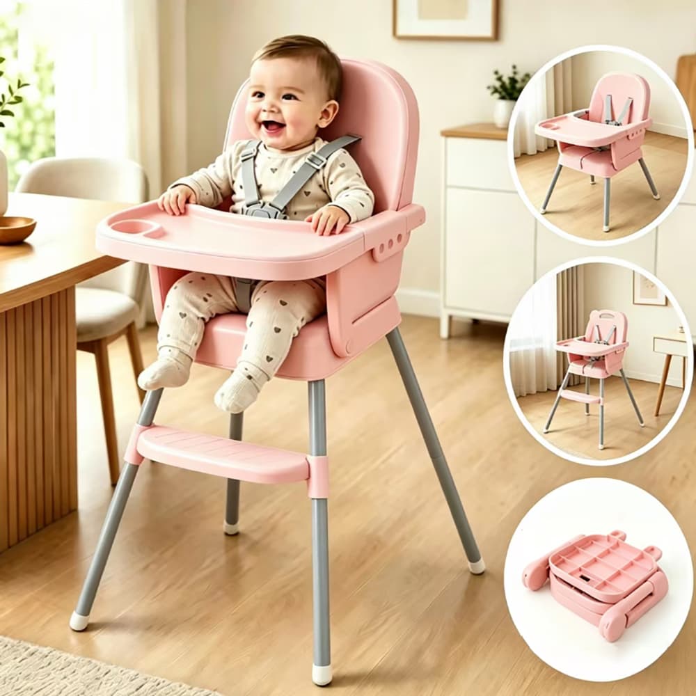 Cadeira De Alimentação Portátil Bebê Multifuncional Baby Seggura cadeirão Ajustável Removível e lavável P19