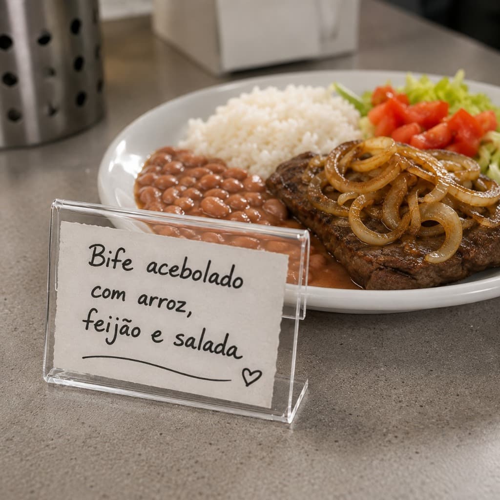 Kit Display Etiqueta De Preço Buffet Em Acrílico Cristal Expositor para Mesa Restaurante