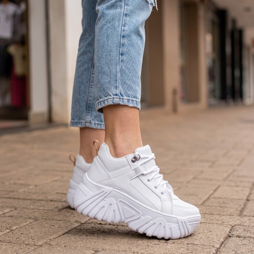 Tênis Buffalo Chunky Sneaker Plataforma 7cm de altura Tênis Para Festa Envio Imediato