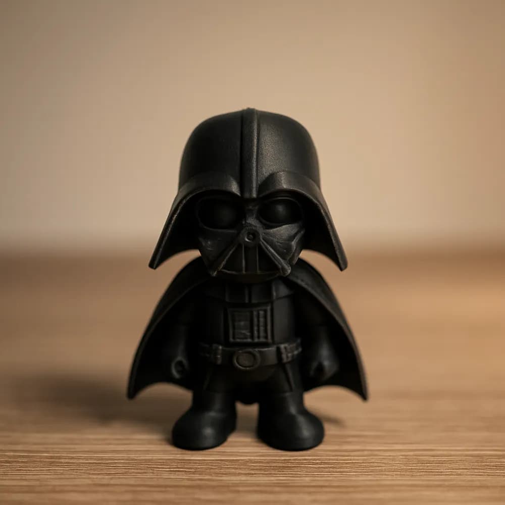 Miniatura Darth Vader 16g - Boneco Colecionável Darth Vader - Estilo Minimalista e Decorativo