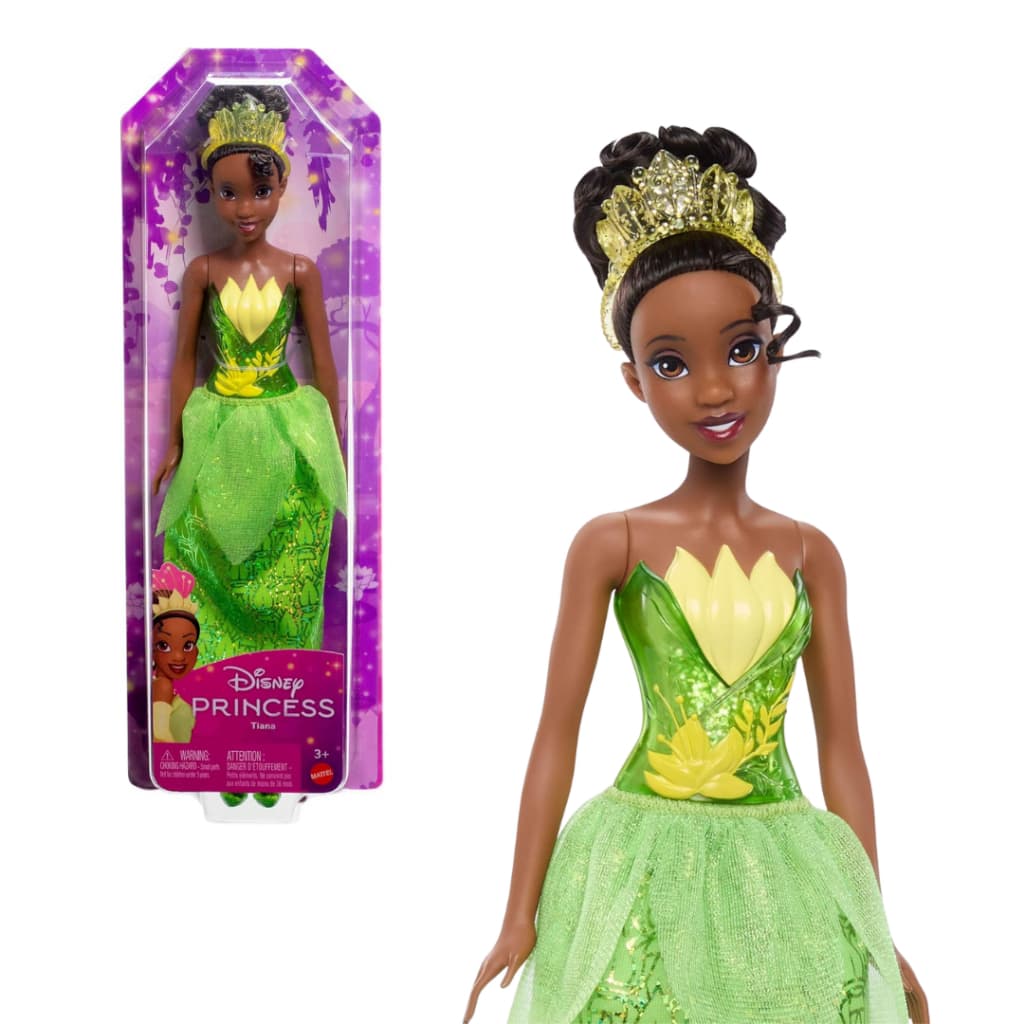 Boneca Disney Princess Tiana - Saia Cintilante 30 cm Mattel Princesa