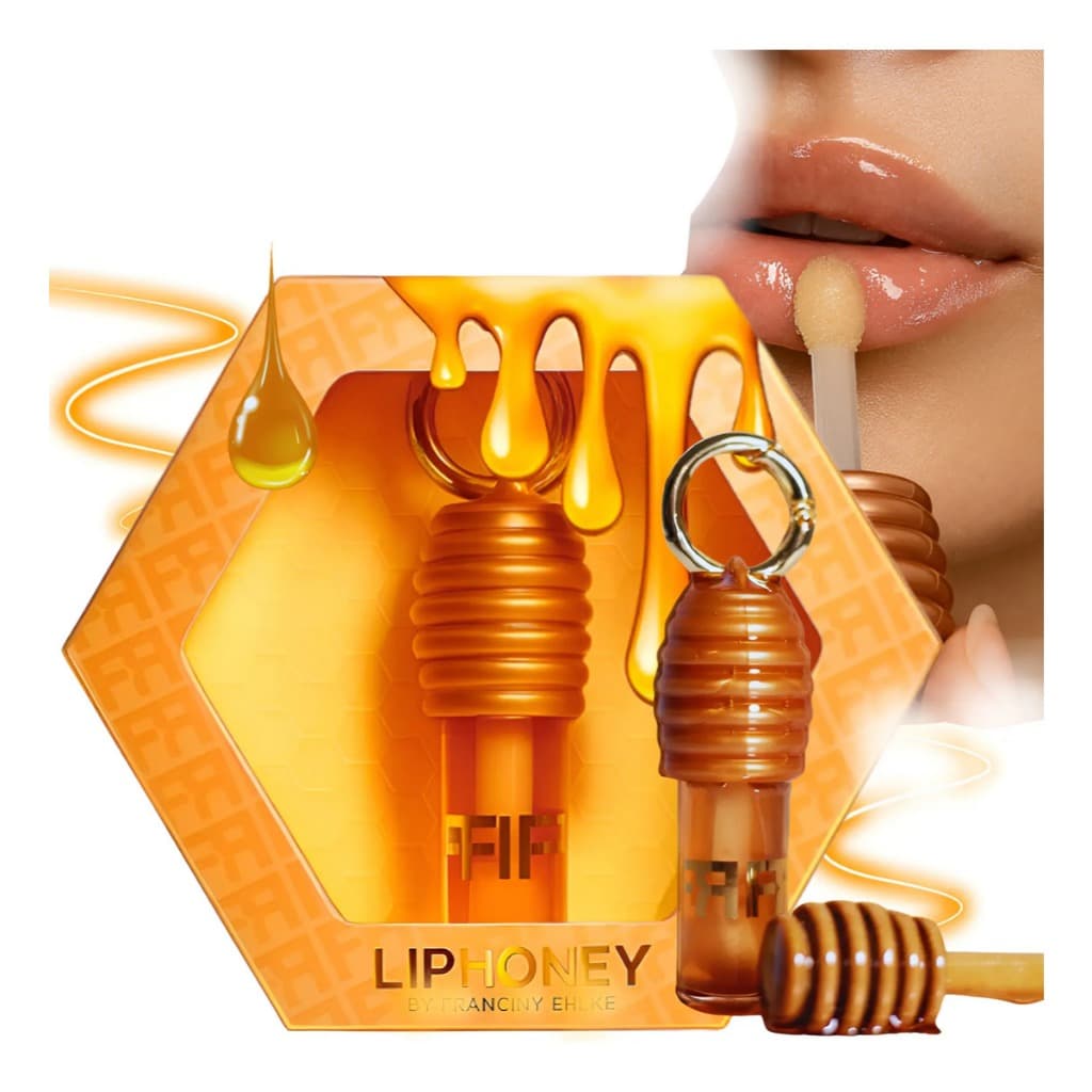 LIPHONEY Gloss Labial - Hidratação Prolongada e Aroma de Mel