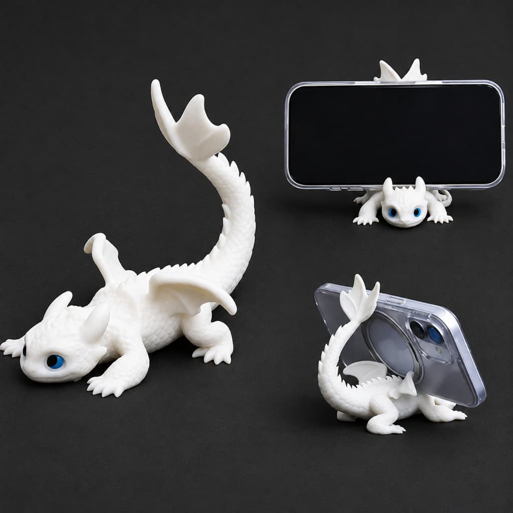 Suporte de Celular Furai da Noite Como Treinar Seu Dragão Impressão 3D Item Decorativo