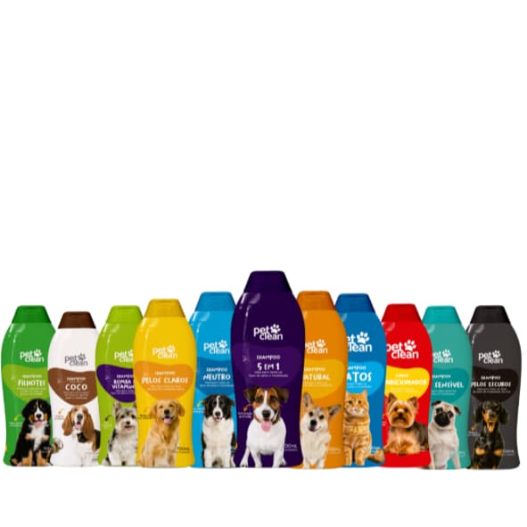 Shampoo e Condicionador Pet Shop para Cachorro e Gato Pet Clean - 700ml