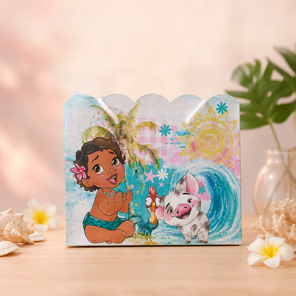 MOANA BABY Sacolinha G Sacola Surpresa Lembrancinha para Festa