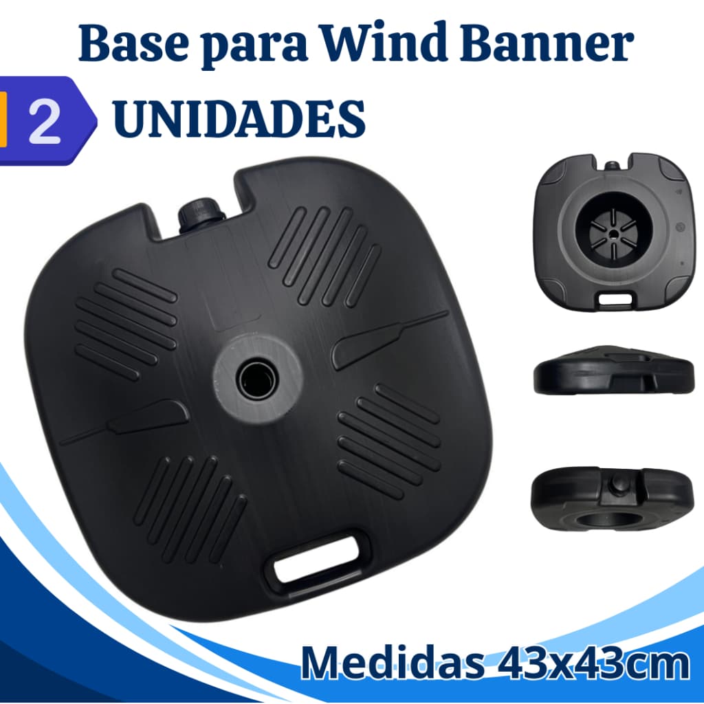 KIT 2 BASES PARA WIND BANNER - SUPORTE PARA FLAG´S E ARCOS DE BALÕES - ENVIO IMEDIATO
