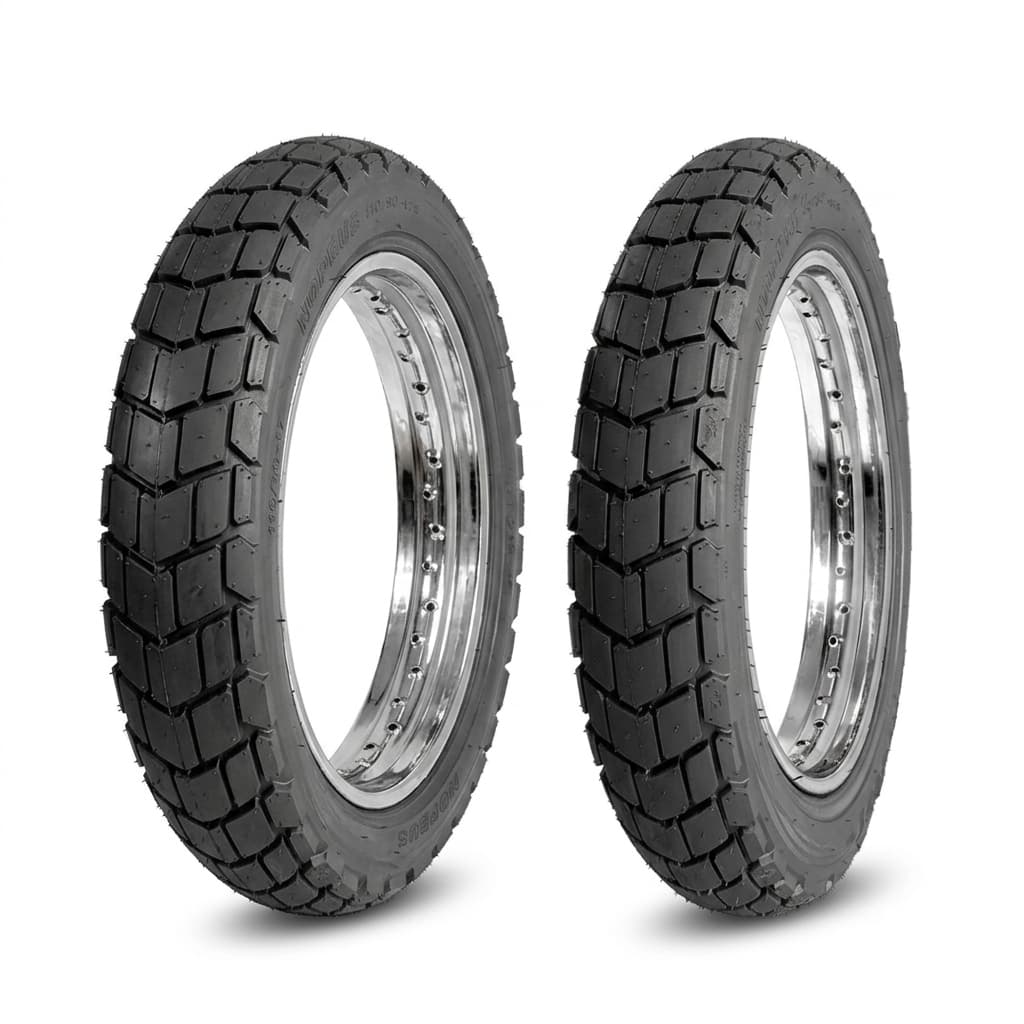 PNEU DIANTEIRO/TRASEIRO NXR125/150 BROS NOPEUS