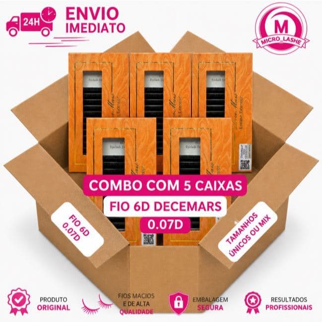 KIT 5 CX DECEMARS 6D - ENVIO IMEDIATO