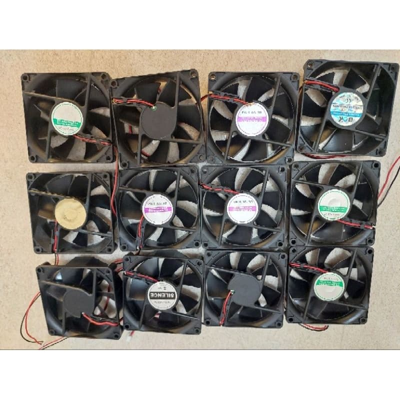 Micro Ventilador Cooler Fan Ventoinha 12V 80x80x25mm
