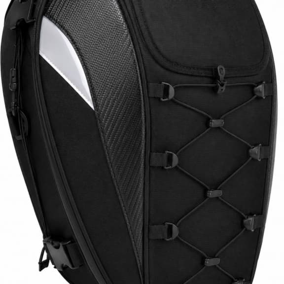 Baú mochila de moto 37l impermeável resistente serve em todas as motos
