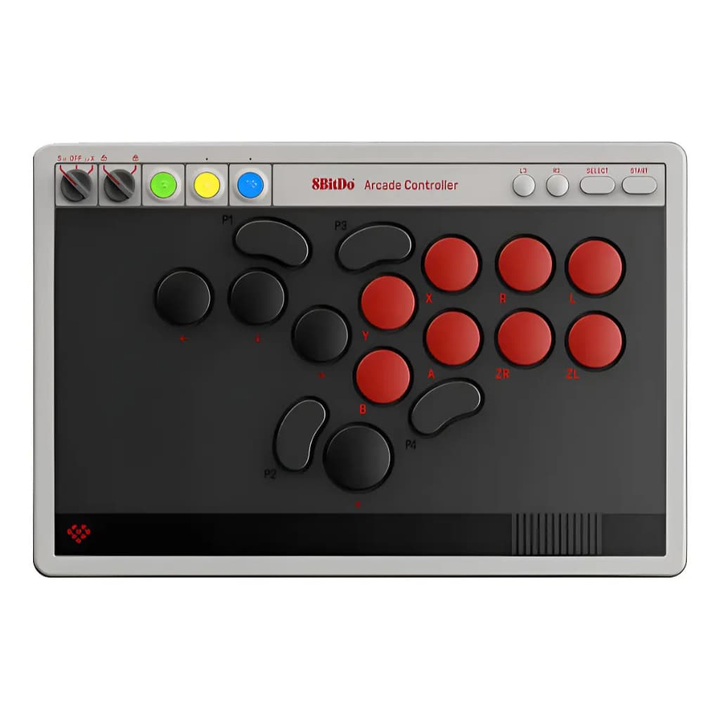Controle Arcade Hitbox 8BitDo Leverless Switch PC Bluetooth
