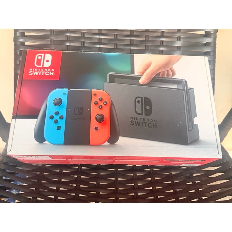 CAIXA VAZIA DO NINTENDO SWITCH V1 ORIGINAL