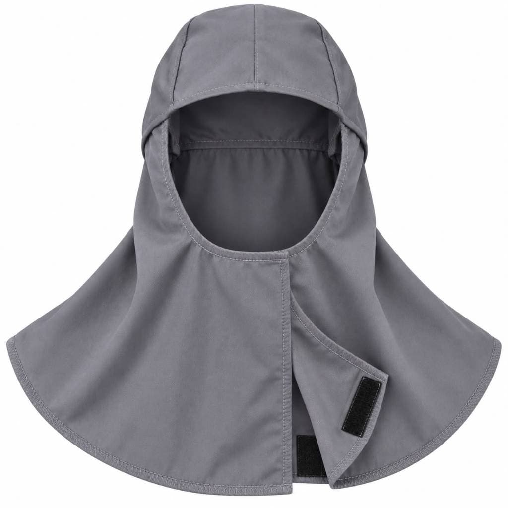 Touca Bone Soldador Pedreiro Jardineiro de Brim com Velcro Protecao CA
