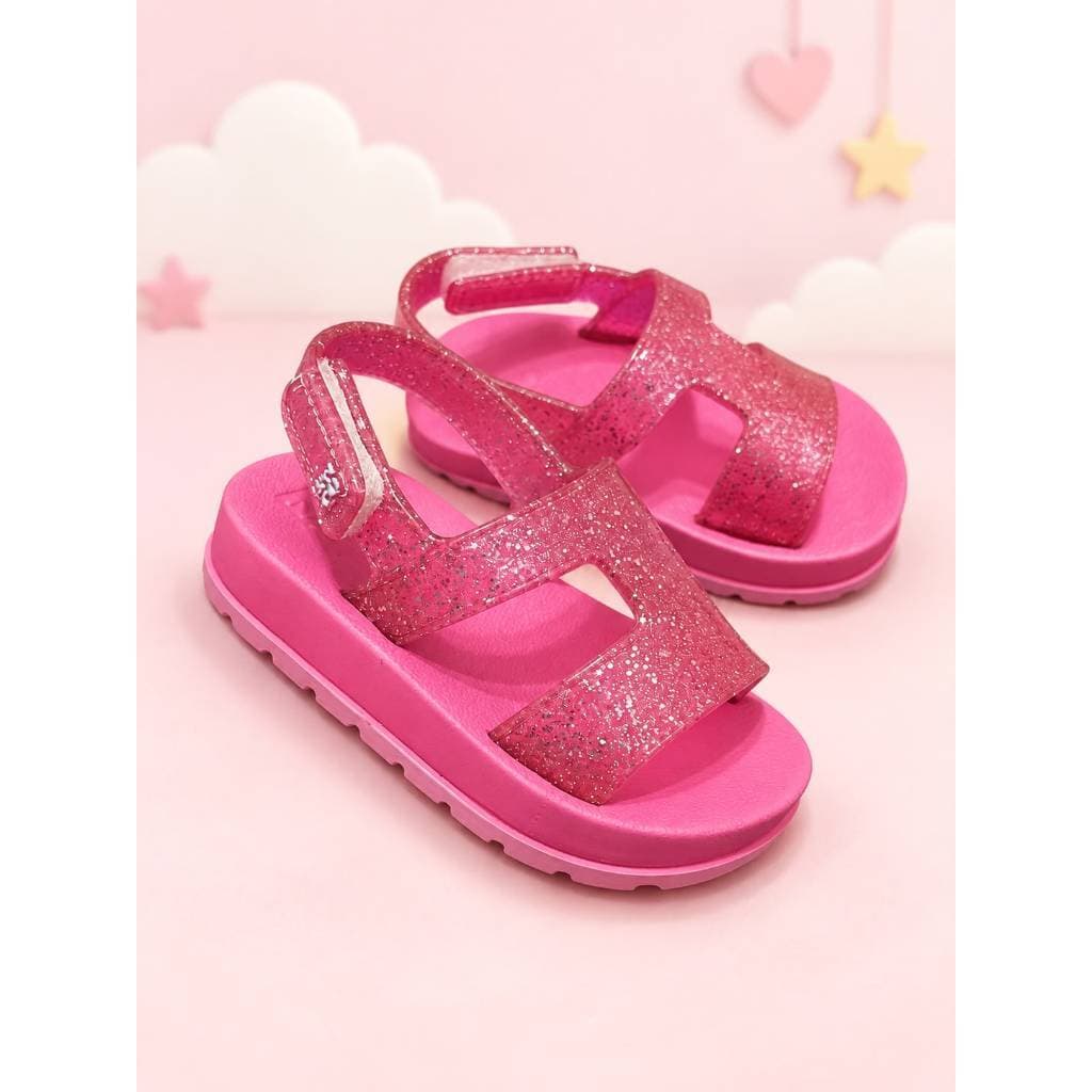 Sandália papete zaxy baby bebê infantil menina original conforto glitter zaxynina sem caixa