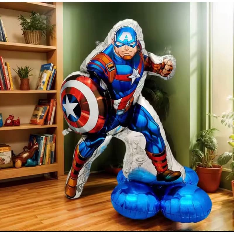 balão capitão America 90cm vingadores festa infantil criança