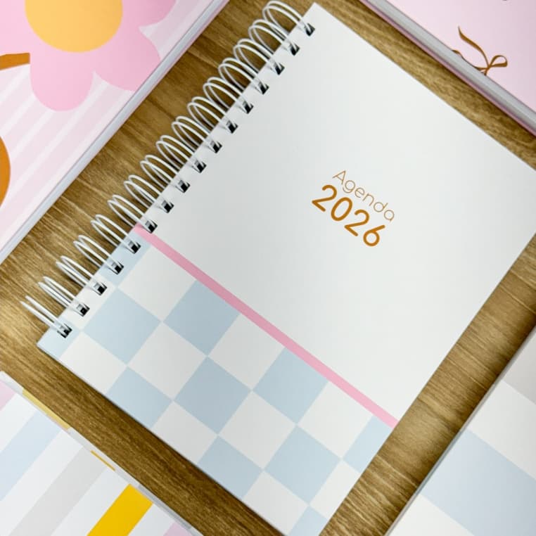 Agenda Personalizada - Agenda Permanente - Agenda Fofa - Agenda Não Datada