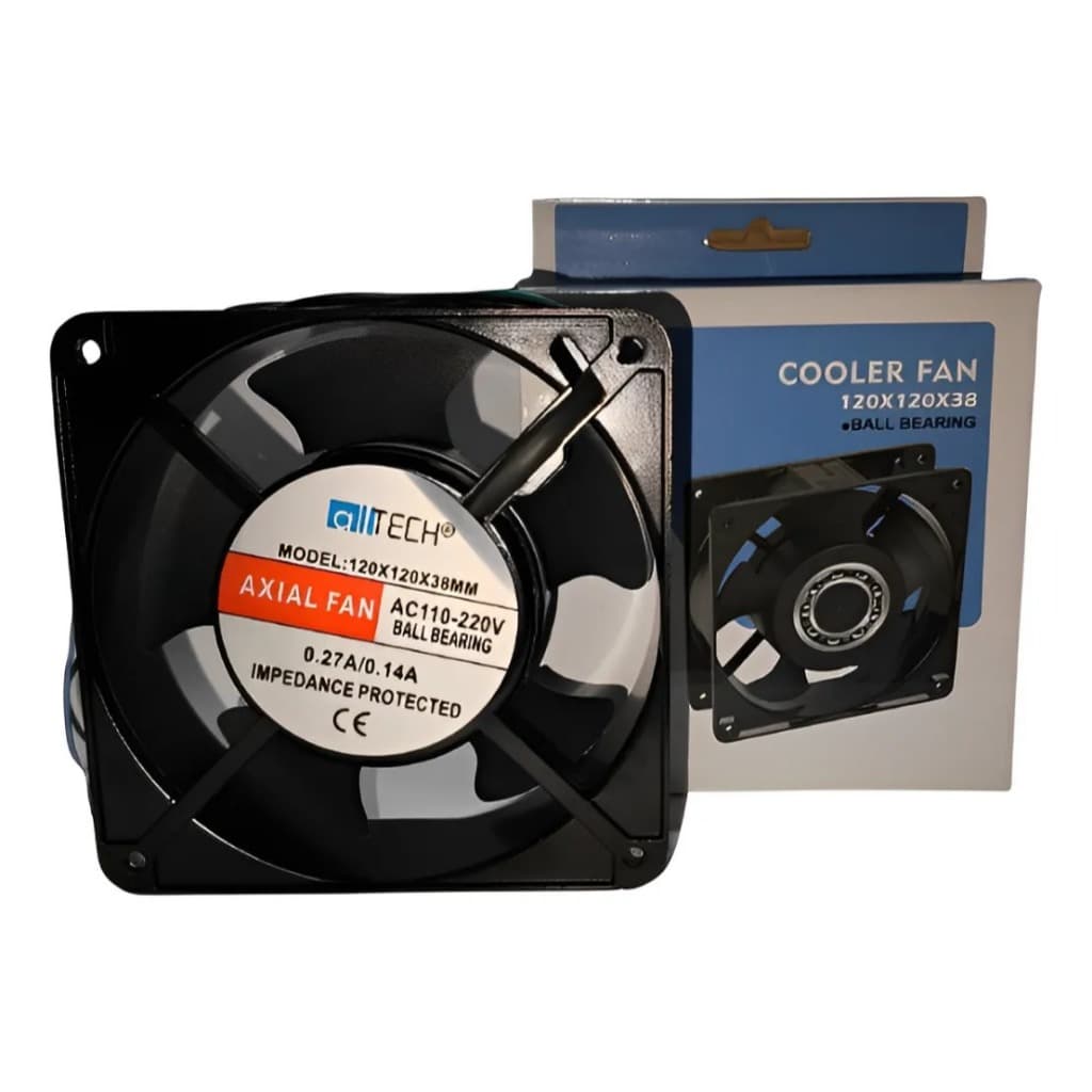 Microventilador Cooler 120x120x38 mm 110/220V 4 fios com Rolamento ALLTECH / ALLSEMI ALL12038HB