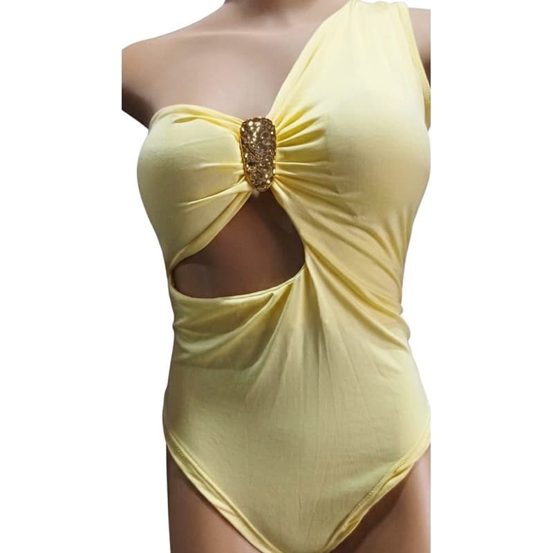 Body/Maiô Ombro Único com Design Moderno Sofisticado