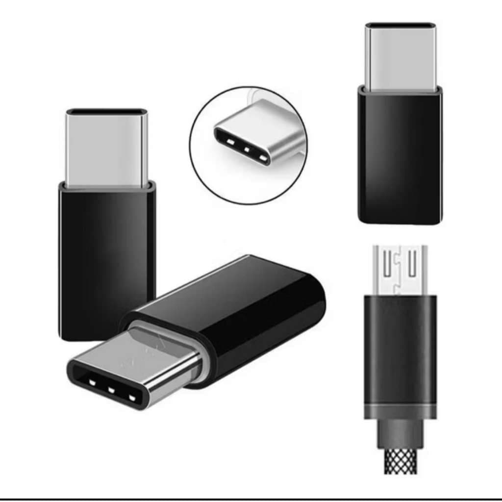 Adaptador USB Tipo-C para  V8 Conversor de Carga e Dados