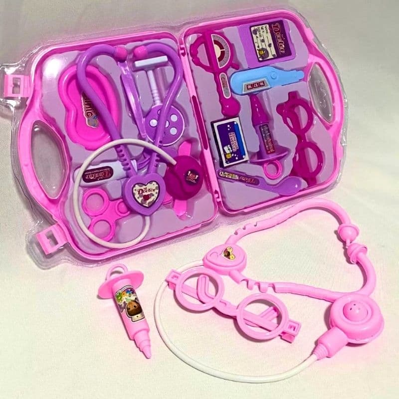 Kit Enfermagem Infantil Rosa Imaginação Educativo