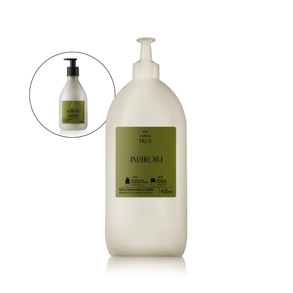 Refil Hidratante Corporal Natura Ekos Andiroba 400ml