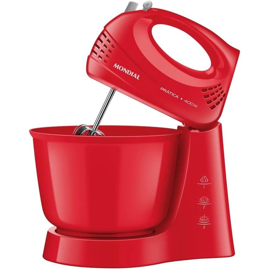 Batedeira de Mesa Prática Mondial 400W 220V - Potente e Fácil de Usar